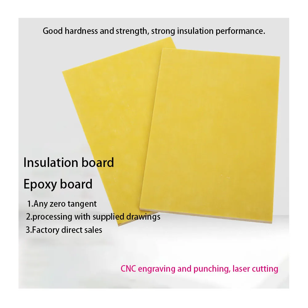 3240 Insulation Epoxy Plate Thickness 0.3mm-10mm High Temperature Resistant Circuit Insulation Fiberglass Sheet Board