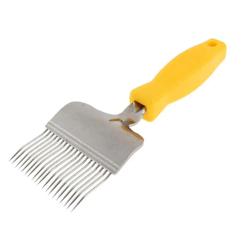 Beekeeping Tools Uncapping Fork Scratcher Stainless Steel Hive Extraction Equipment for Honeycomb Removal