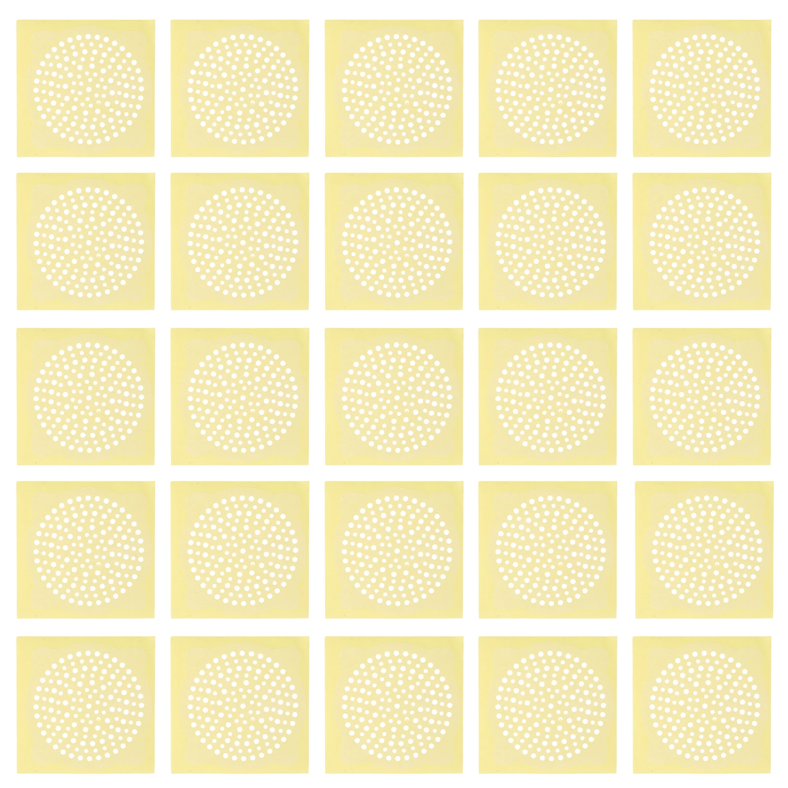 

50 Pcs Anti clogging Drain Filter Stickers Non woven Disposable Hair Trap Bathroom Sink Shower Sewer Sticker Water Flow