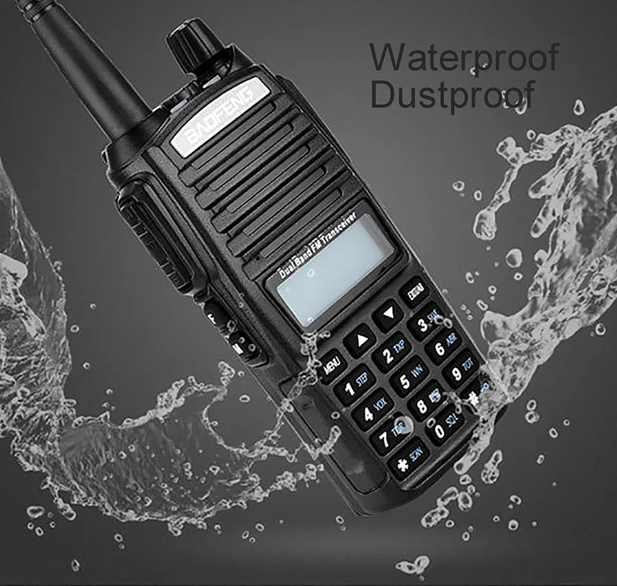 Baofeng UV 82 جهاز اتصال لاسلكي حقيقي 5 واط 8 واط هام راديو Comunicador المزدوج PTT طويلة المدى 2 طريقة المحمولة FM محطة راديو الهواة