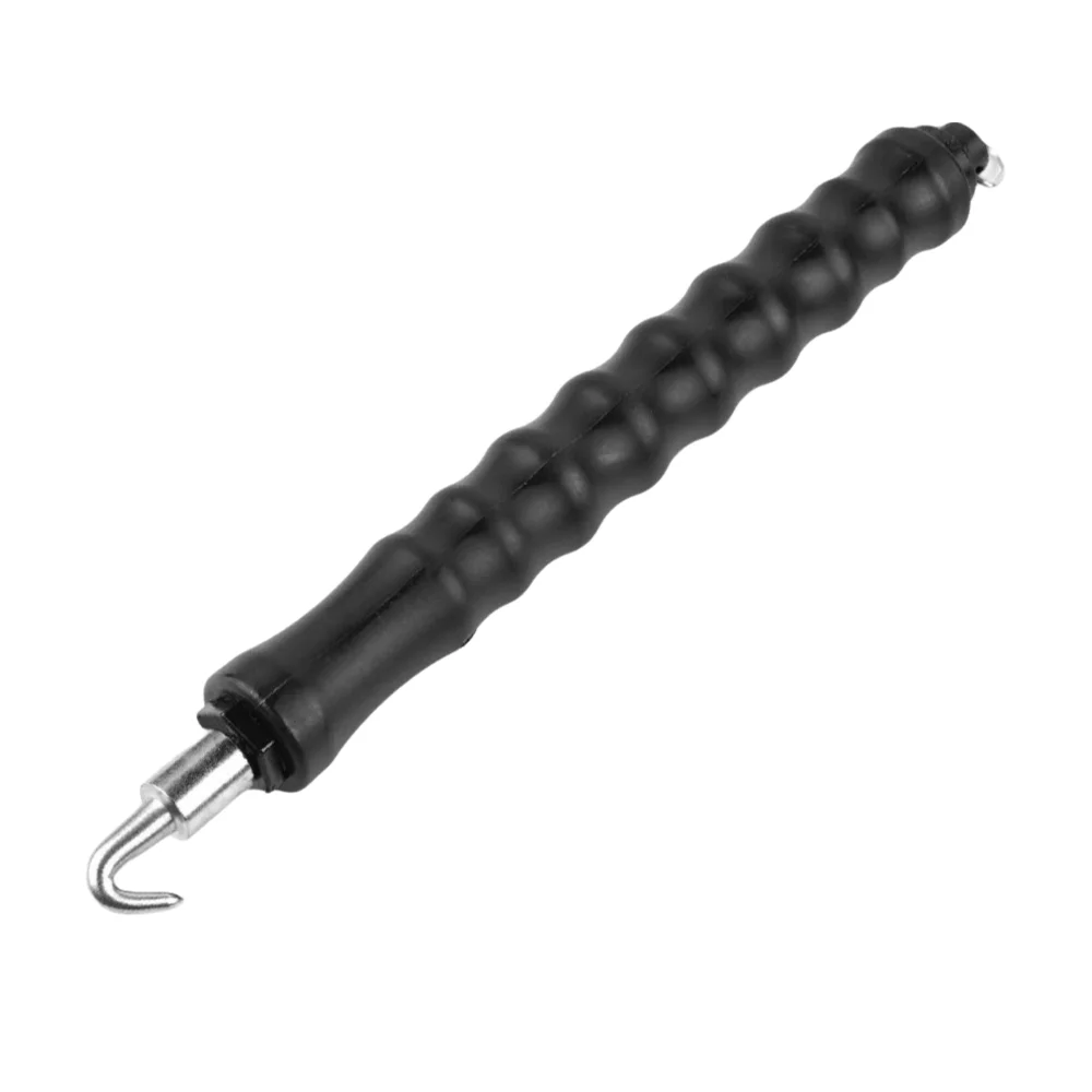 Non-Slip Handles Semi-Automatic Rebar Tying Hook Soft Grip Handle Heavy-Duty Steel Bar Tying Hook Scalable Pull Tie