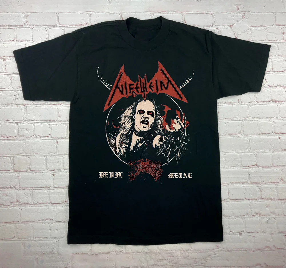 Nifelheim Band The Burning Warpath to Hell Cotton Unisex Shirt    Tees Y2K tops Unisex Summer Short Sleeve