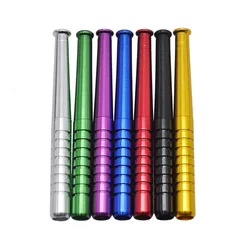 1/5/10pcs 78mm Aluminum Alloy Straw Light-weight Metal Pipe Straw Tube Cool Gadget for Men