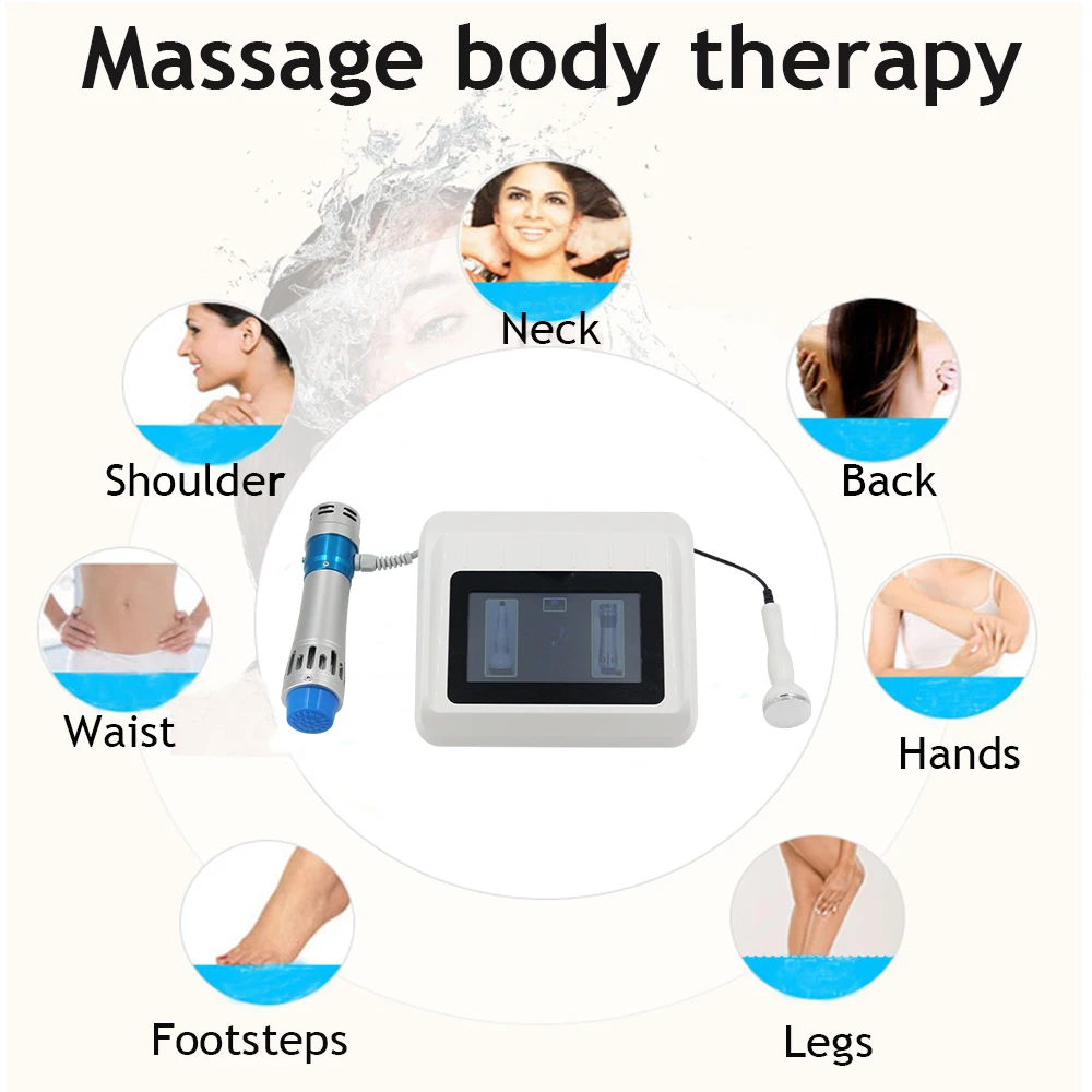 Mesin terapi Shockwave 300MJ, pemijat Ultrasound fisioterapi, perawatan ED baru efektif, pemijat nyeri otot tubuh