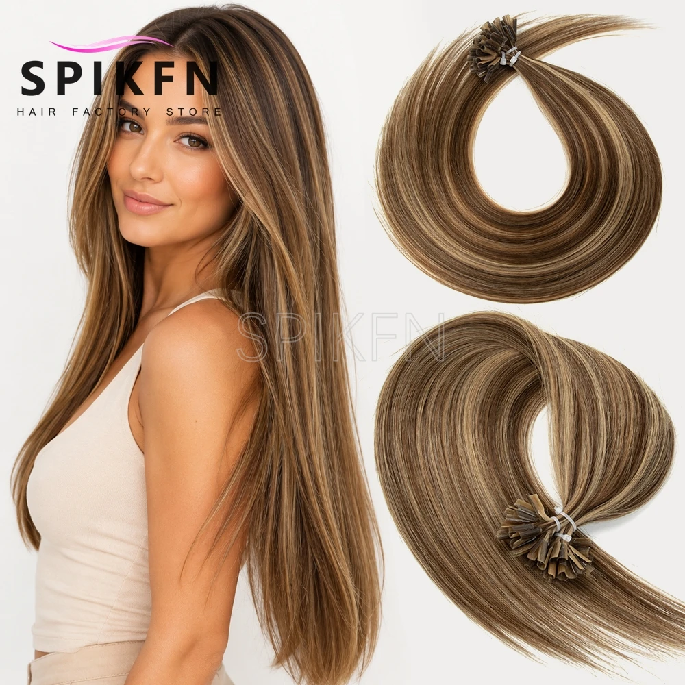 SPIKFN Fusion Nail U Tip Hair Extensions 12