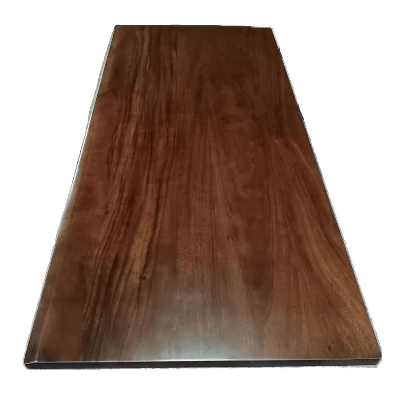 Black walnut large board tea table desk conference tea countertop solid wood dining table book desktop