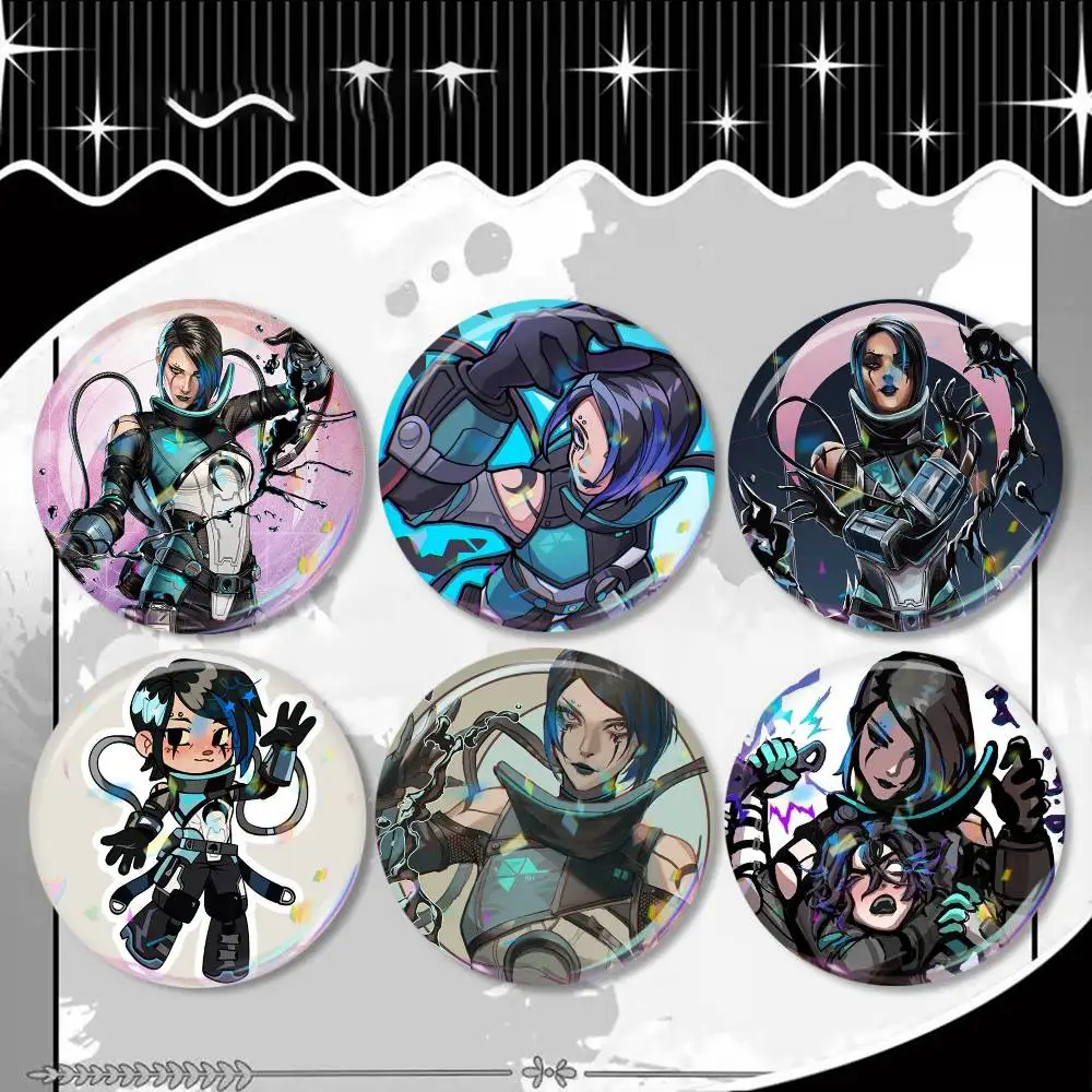 

Game Apex Catalyst Badge 25 32 44 58 75 mm Round Fans Collect Friends Gifts Brooch Souvenir
