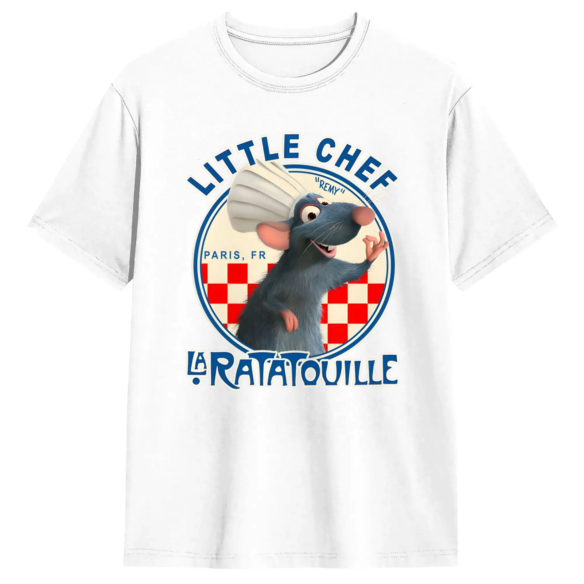 Little Chef Remy T-Shirt Beach Ratatouilles Fashion T-Shirts Men Cotton Round Neck Plus Size 5XL Top Tees Awesome Tshirt
