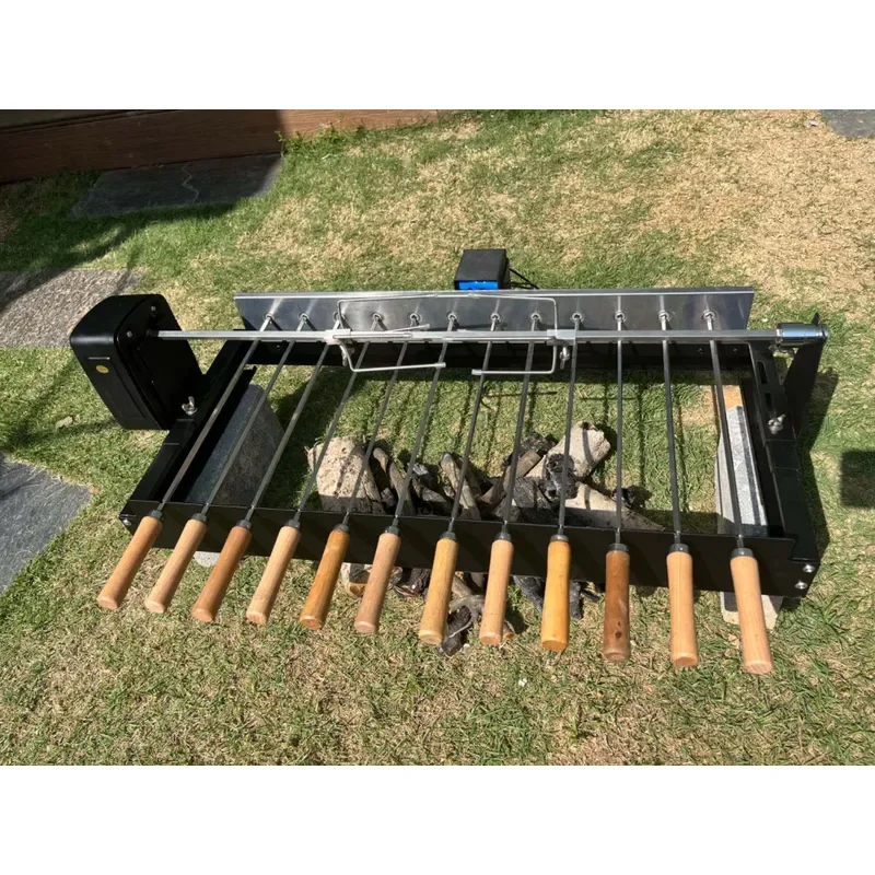 Cyprus BBQ Rotisserie Spit Upgraded Version Auto Turning Skewers for Outdoor Cooking