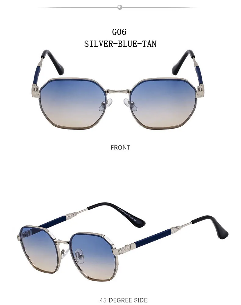 Vintage Sonnenbrille Für Männer Luxus Mode Gläser Shades Quadrat Sonnenbrille Frauen Trendy Gafas De Sol Hombre Zonnebril Occhiali – Detail 17