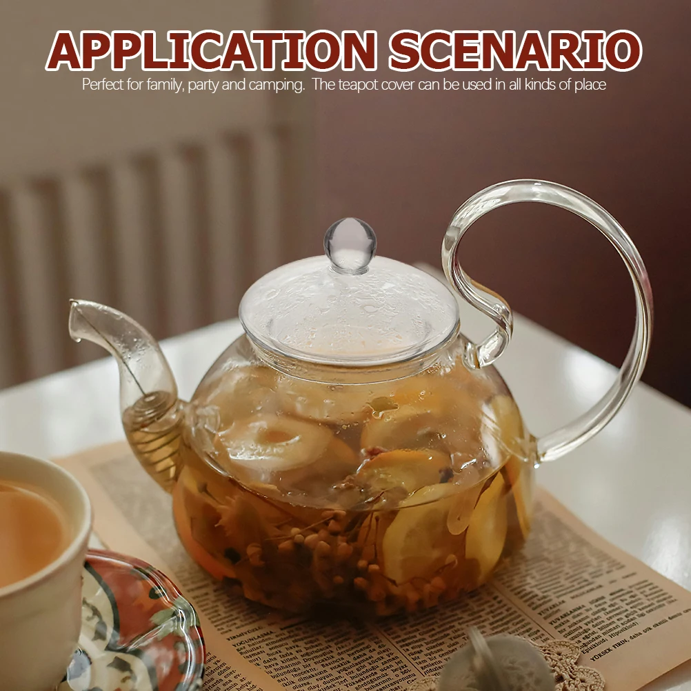 

Teapot Lid Accessories Glass Replacement Lids Cover Glasdeckel Stove Kleine Clear