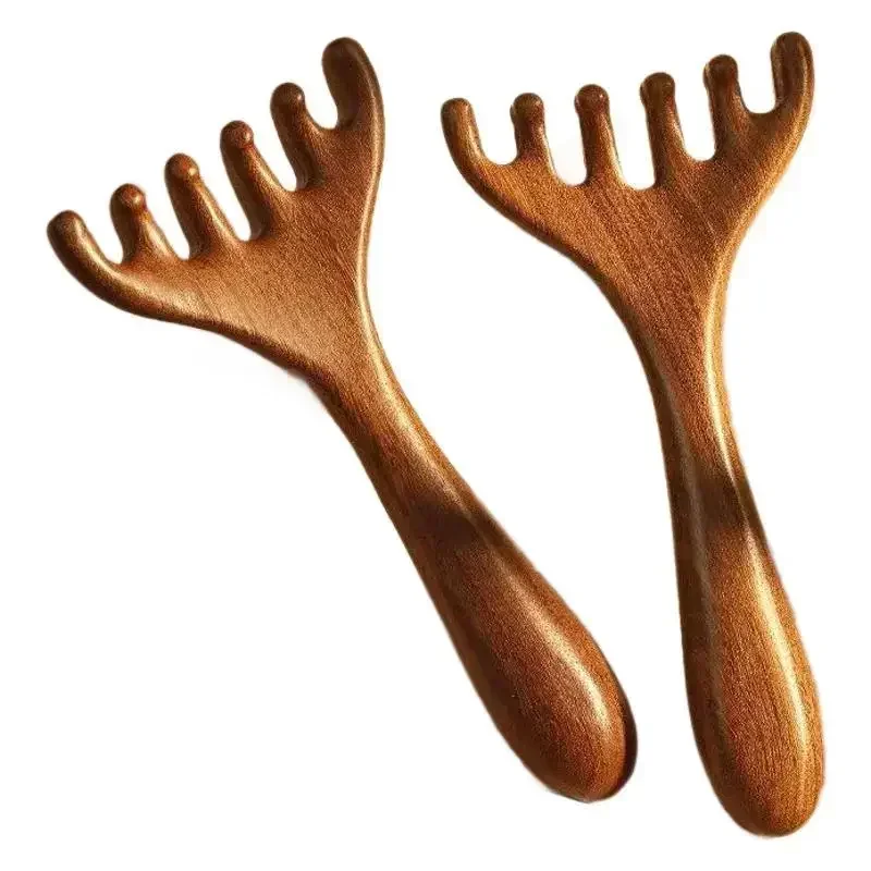 

Head Meridian Massage Comb Massage Gua Sha Tools,Professional Lymphatic Drainage Tools,Wood Therapy Massage Tools for Back,Legs