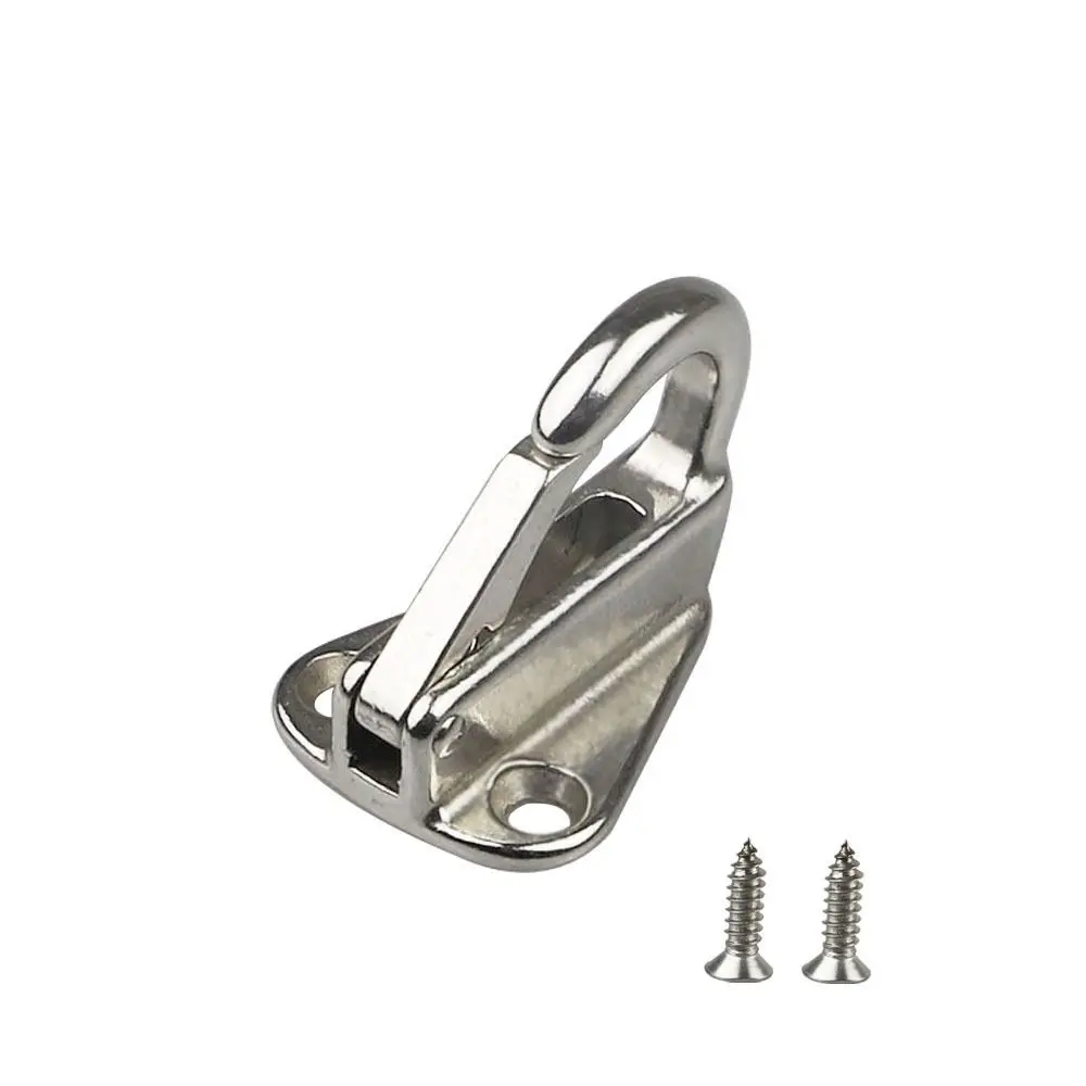 Durable Stainless Steel Marine Spring Snap Attach Rope Accessories Fender Hook Fender Boat Hardware