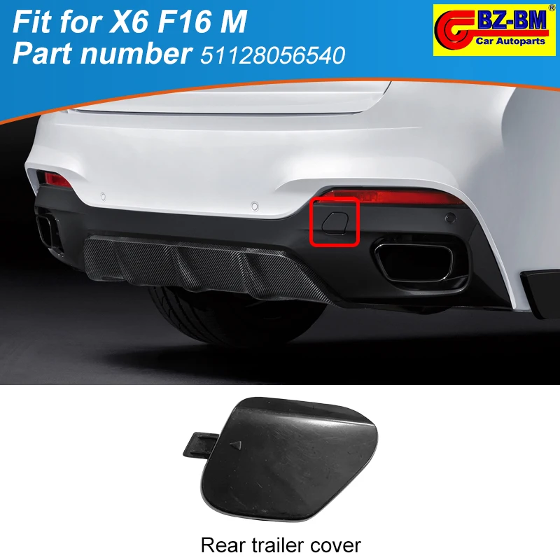 Front or Rear Bumper Trailer Cover Tow Hooks for BMW X6 F16 M 51118065933 51128056540