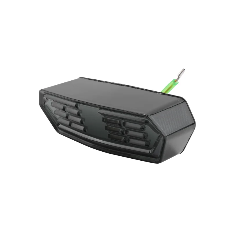 A45F-luz trasera de freno de motocicleta con luces de señal de giro para Honda Grom MSX125 CB650F CB650R CBR650F CTX700N, lente ahumada