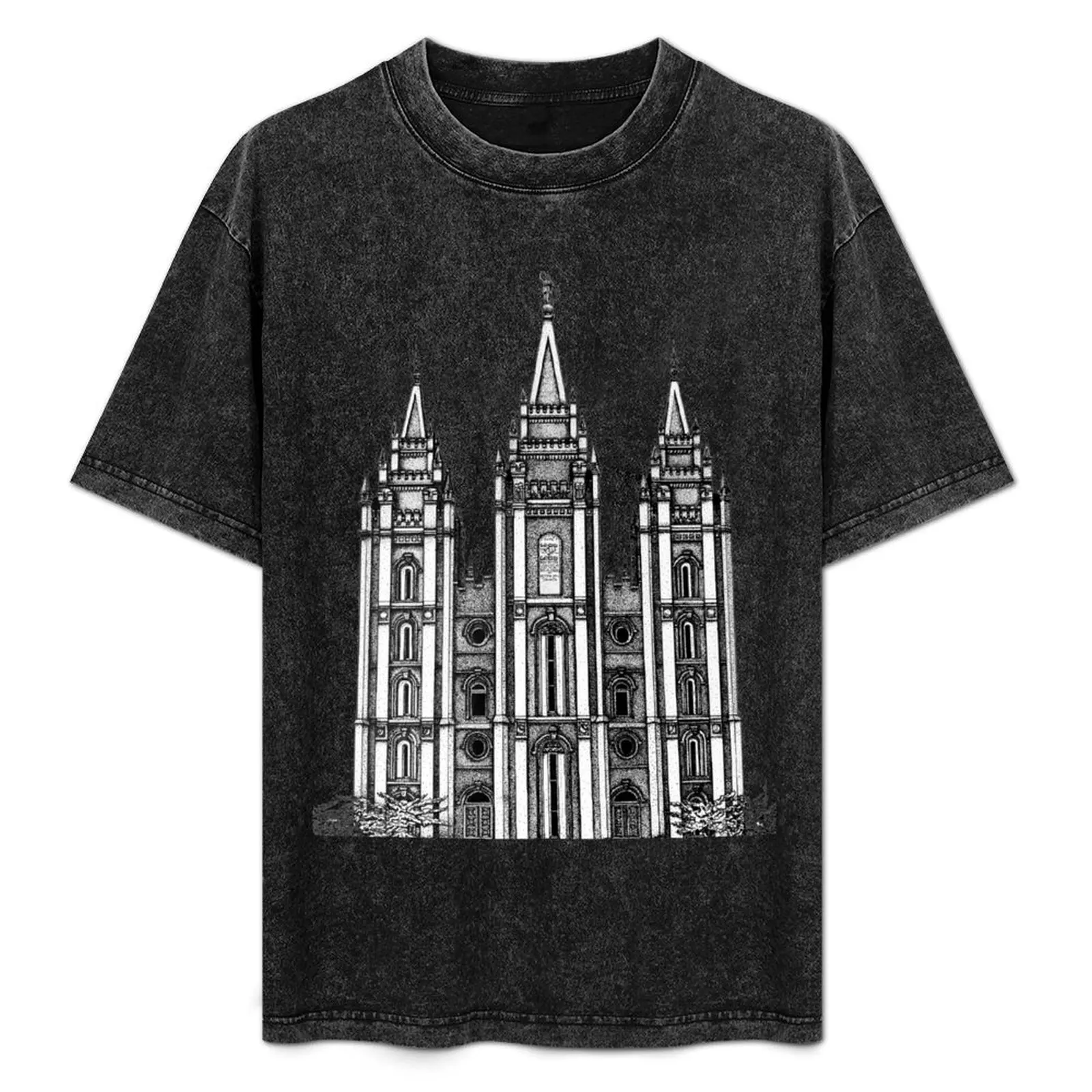 

Salt Lake City LDS Temple T-Shirt Big and Tall Gym T-Shirt