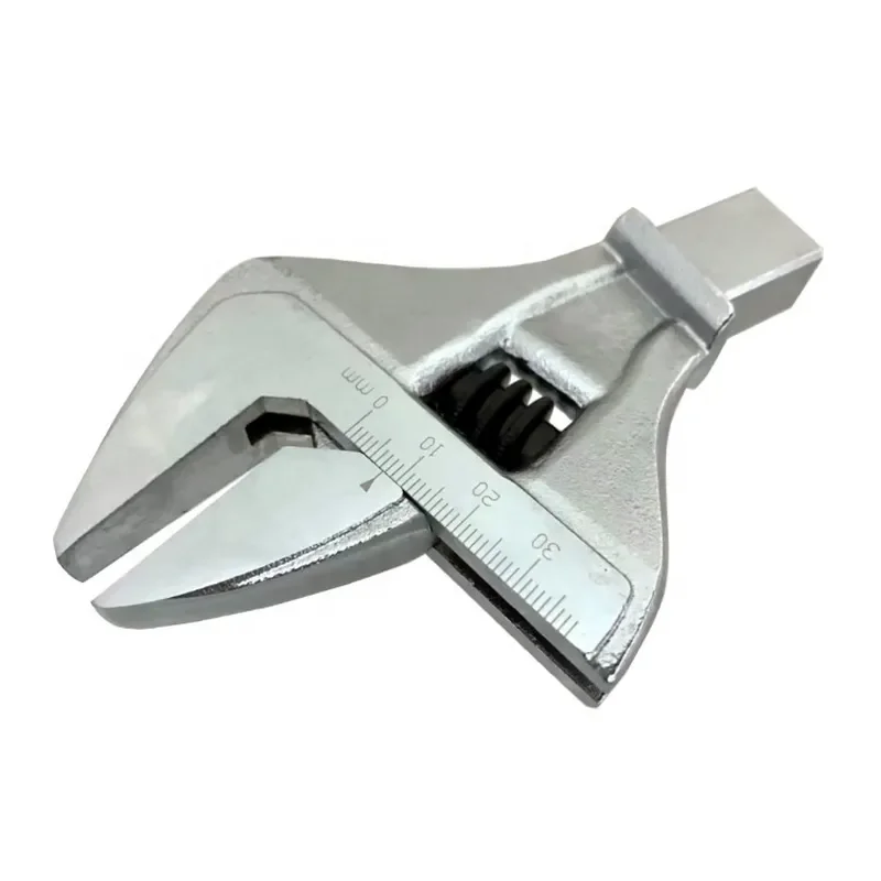 2 Pcs Interchangeable Torque Wrench and Adjustable Wrench Kit for Versatile Mechanical Repair and Maintenance Tasks