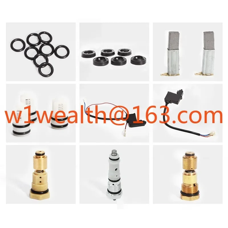 Car washing machine accessories Washing machine wearing parts Sealing ring Carbon brush relief valve Micro switch One-way valve