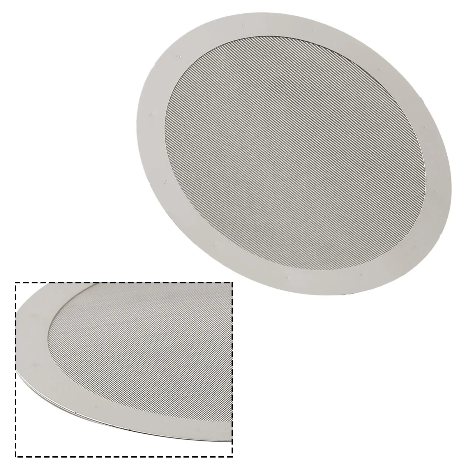 Silver 250 Mesh Coffee Filter DIY 60mm 1mm Reusable Stainless Steel 250 Mesh Disc For Aeropress Espresso Ultra Fine
