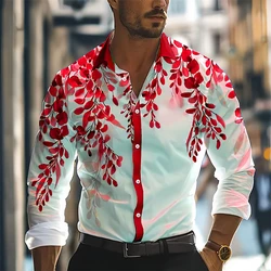 New Men's Shirt Business Casual Vacation Street Shopping Daily Home Shirt XS-5XL