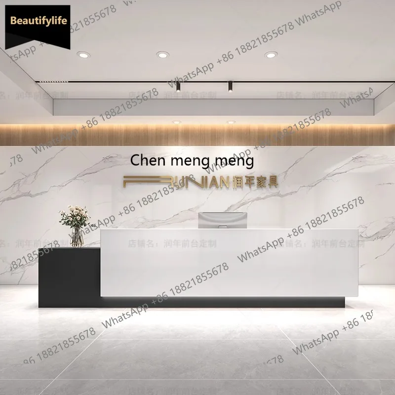 A139 Company Front Desk Property Front Desk L Corner Marble Slate Bar Paint checkout page