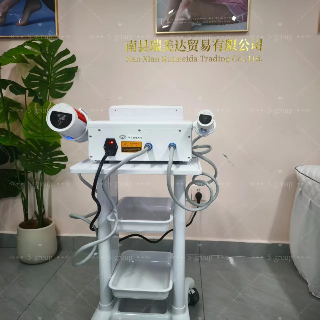 

Professional EMS Inner Ball Roller Slimming Massager Machine 360 Rotating Cellulite Reduction Body Sculpting Skin Lifting