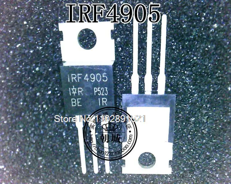 

10PCS/LOT IRF4905PBF IRF4905 IRTO-220 74A/55V/200W