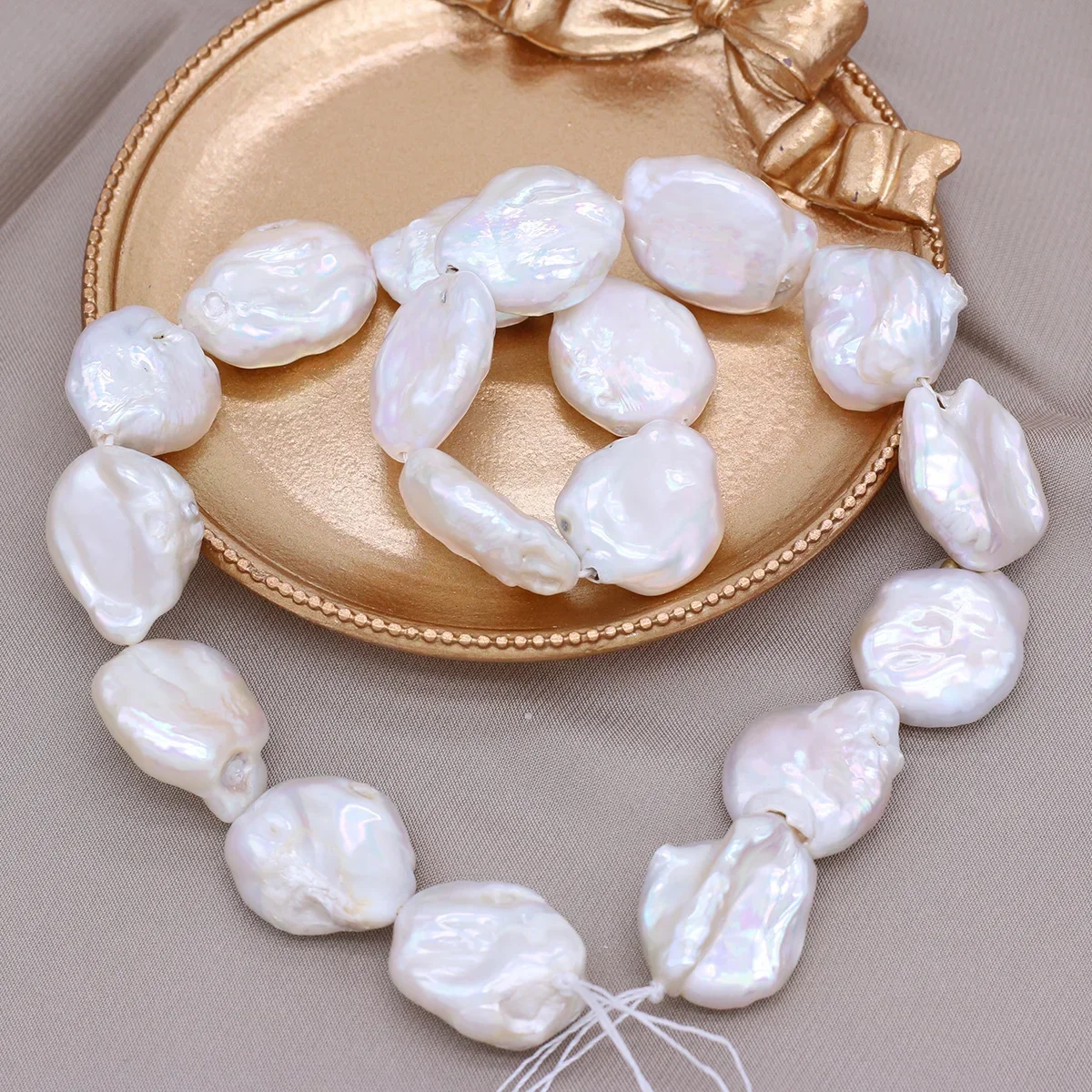 

Irregural Baroque Pearl Beaded Women Natural Freshwater Pearl Loose Beads for Making DIY Jewerly Necklace Bracelet Earrings