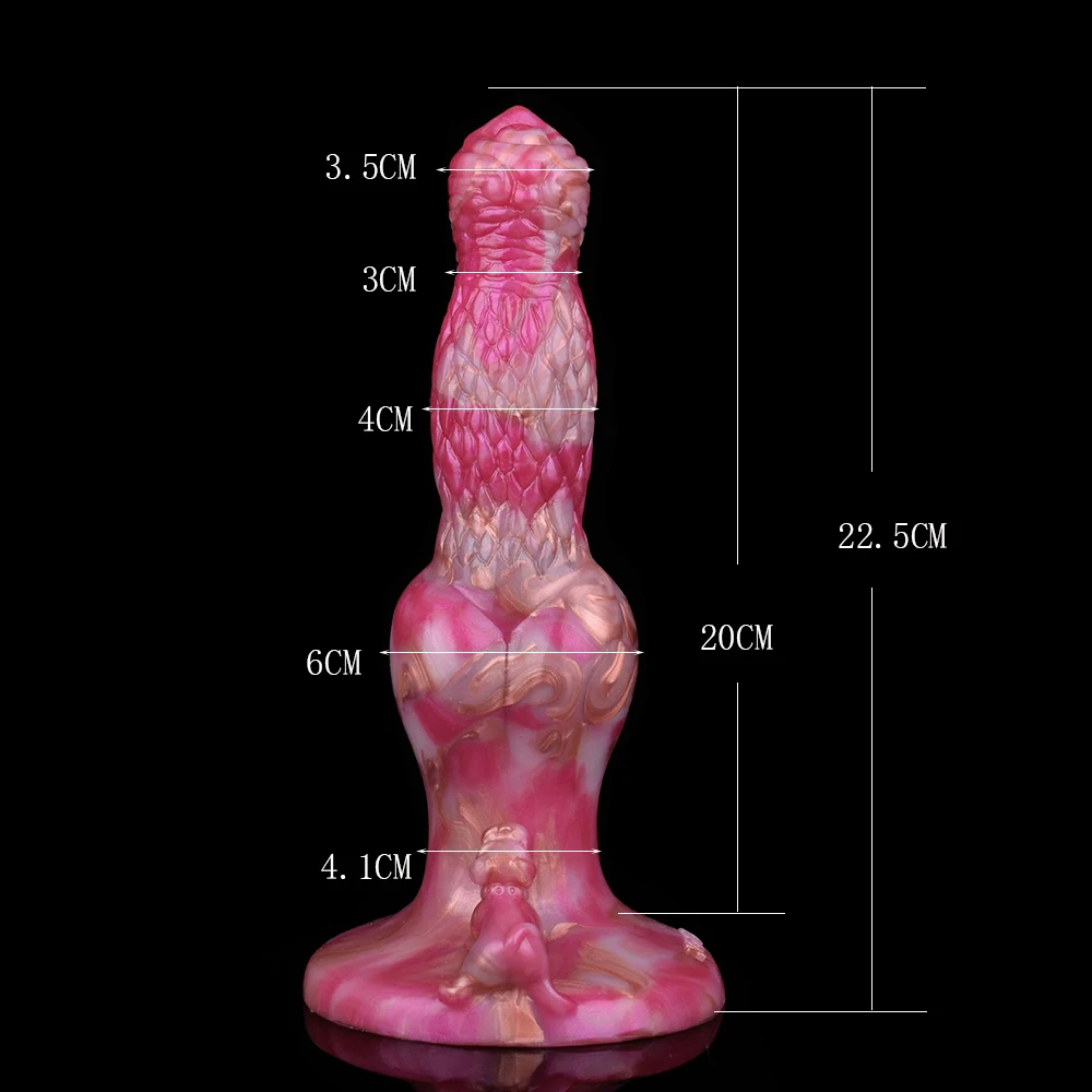 LUUK Fascinaty Vibrating Anal Dildos Animal Dog Soft Silicone Vibrator For Women G Spot Stimulate Remote Control Sex Toys