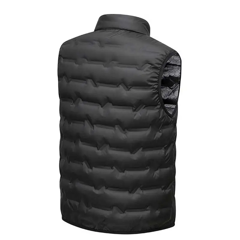 Autumn Winter Men And Women Down Vest Men Plush Thick Warm Down Vest Men Windproof Lightweight Down Vest Men Fashion Casual Coat