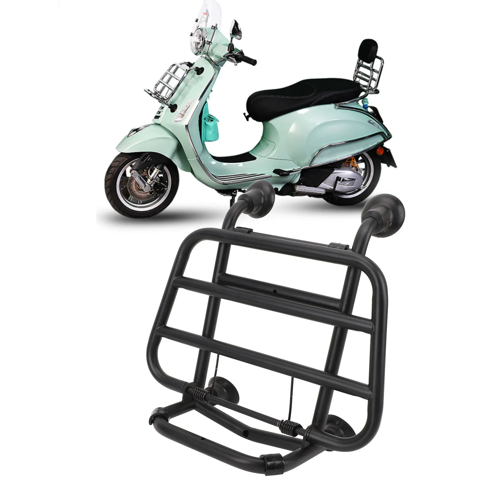 

Motorcycle Front Cargo Carrier Shelf Sturdy Stylish Look Motorcycle Front Luggage Rack for Primavera 150 Sprint 150 All Years