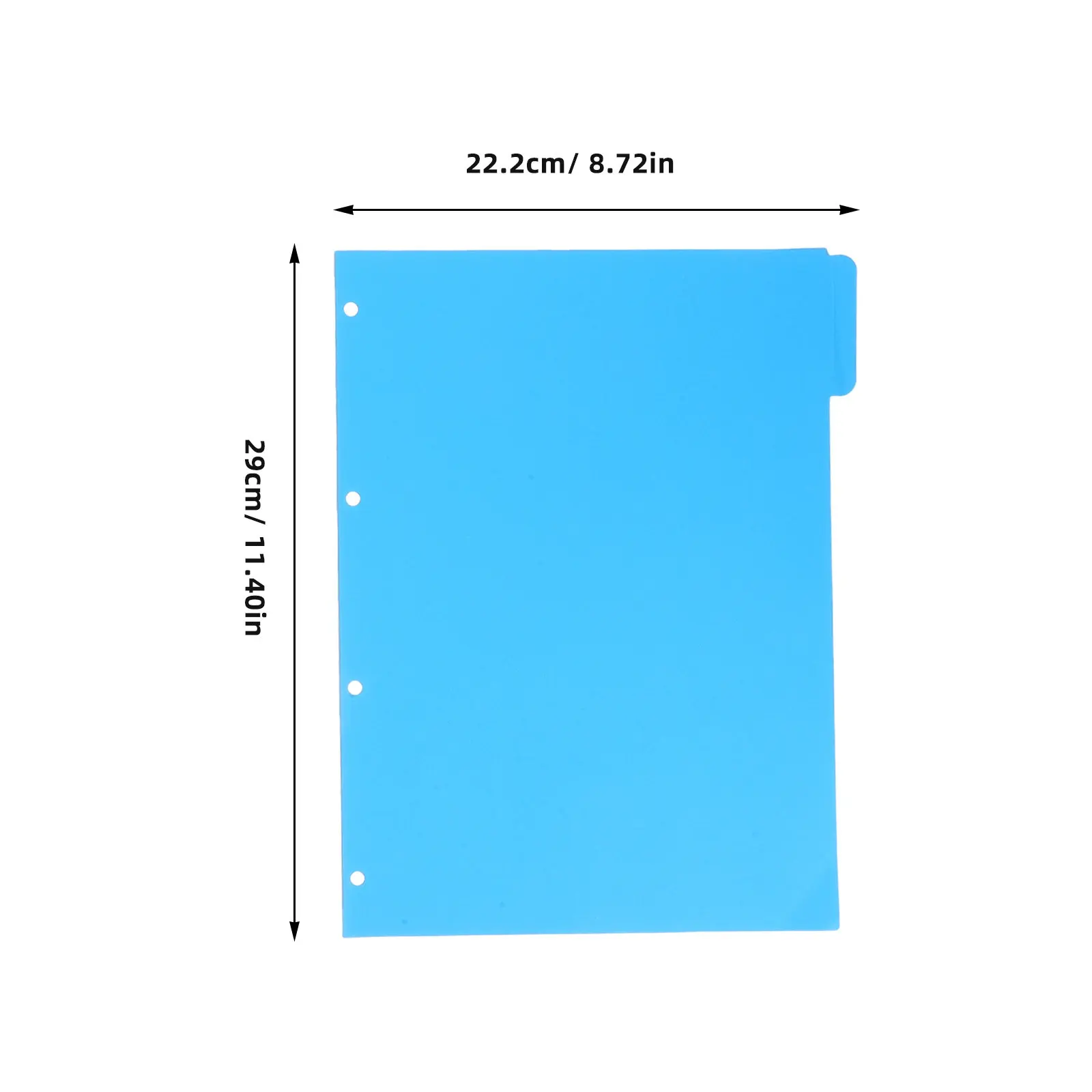 10Sets Stylish Paper Index Dividers for Notebook Planner Journal Binder Refillable Colorful Subject Tabs File Separator Sheets