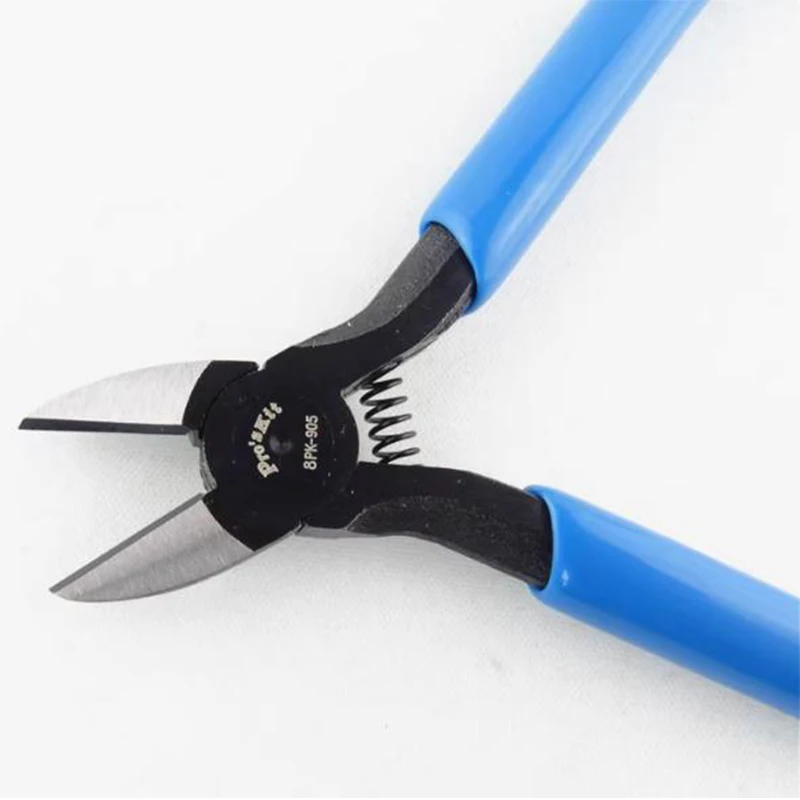 Baogong 8Pk-905-C Industrial-Grade Super-Hard Diagonal Pliers for Electricians Special Diagonal Nose Pliers Can Cut Steel Wire Tungsten Steel Alloy Strong Diagonal Pliers