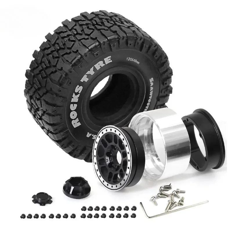 

Колеса и шины 1.9 Beadlock для радиоуправляемых краулеров 1/10 (TRX4, Axial SCX10 II/III, Redcat Gen 8) – для бездорожья, грязи и камней