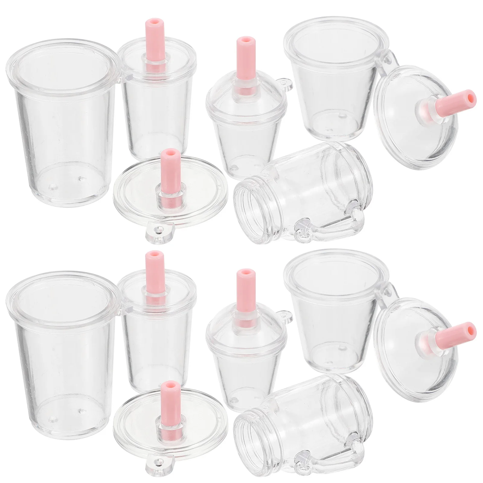 50Pcs Cup Shaped Pendants DIY Charm for Necklace Bracelet Earring Anklet Jewelry Making Hanging Crafts Accessories