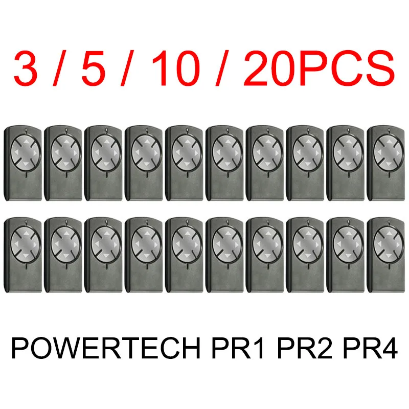 POWERTECH PR2 PR4 PR1 Garage Door Opener Remote Control 433.92MHz Gate Remote Control 4 Channels