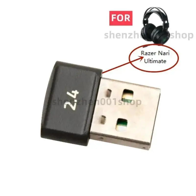 For Razer Nari/Nari Essential/Nari Ultimate Wireless Gaming  Headphones USB Receiver Transmitte