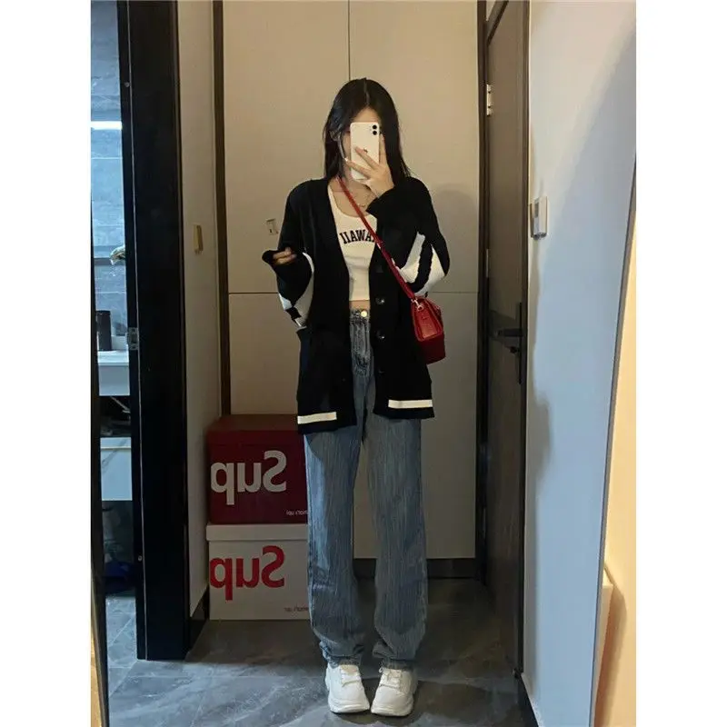 

Baggy Jeans Women 2024 Women's Pants Vintage Jeans Woman High Waist Streetwear Denim Y2k Korean Fashion Female Clothing Q295