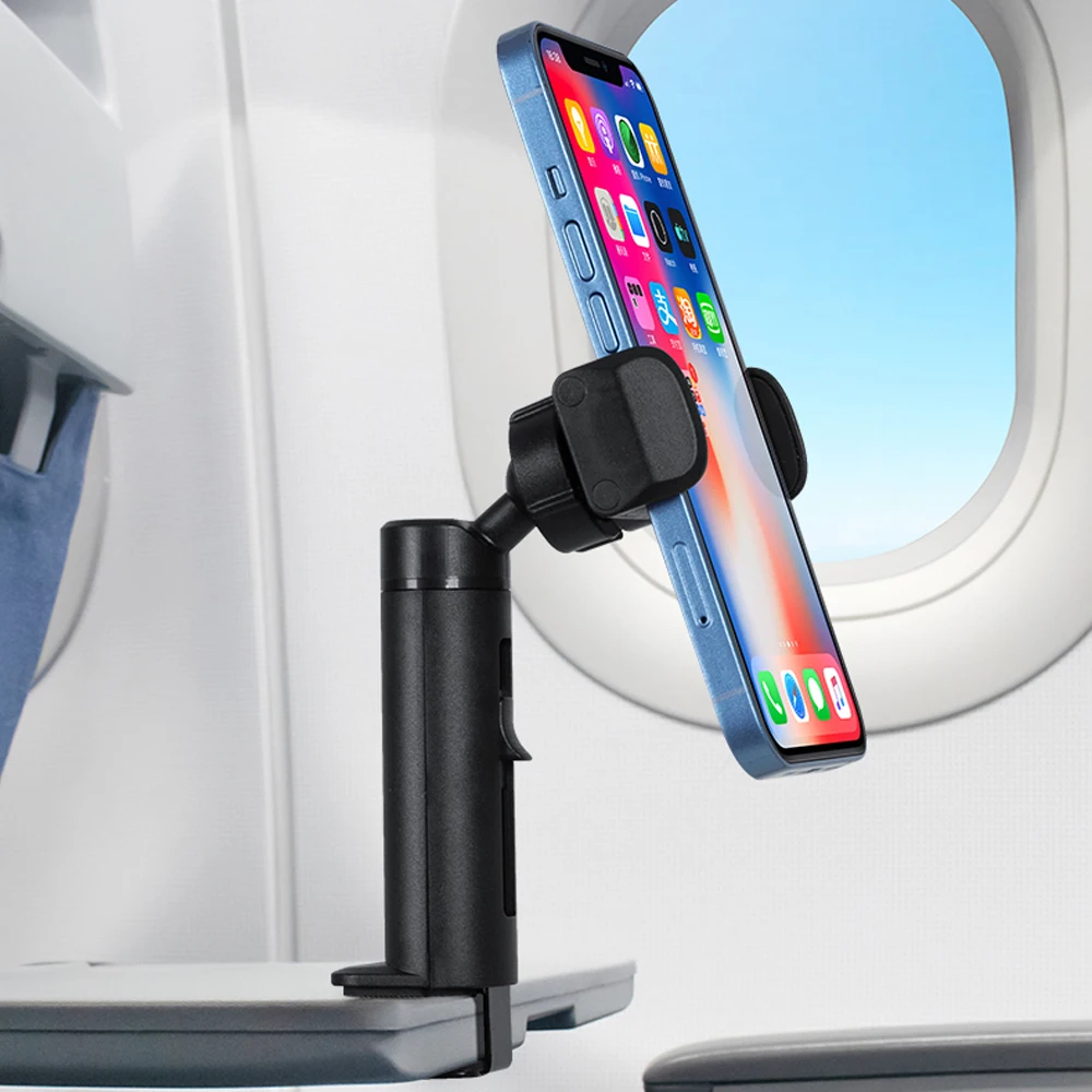 

Universally Multi-Functional Mobile Phone Stand Travel Mini Desktop Stand Adjustable Swivel Folding Portable Kitchen Phone Stand