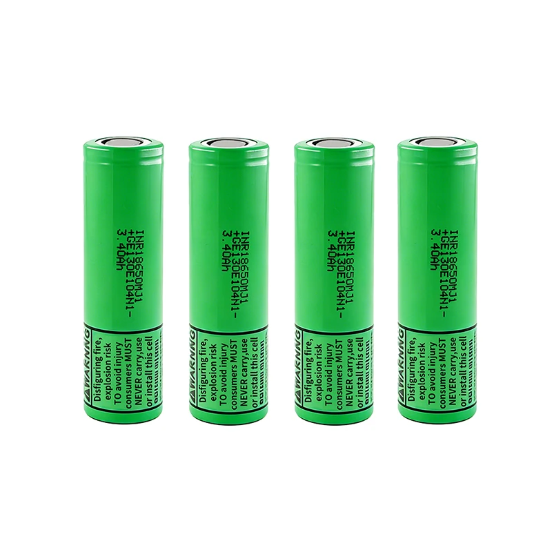 Batterie au lithium Kuugro 18650 3500mAh 3.7V Décharge 12A Batterie rechargeable originale INR18650 MJ1 18650 pour outils électriques Pack