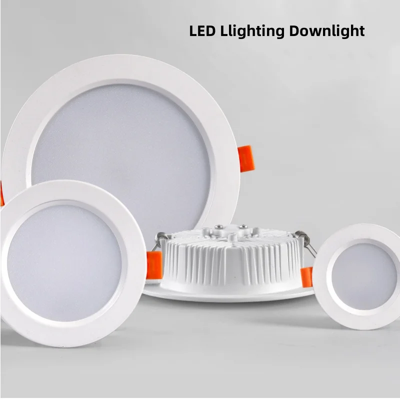 

Recessed Ultra-thin LED Downlight 110V-240V Dimmable Ceiling Lamp Warm Neutral White Supermarket 5W7W9W12W15W18W 24W30W Lighting