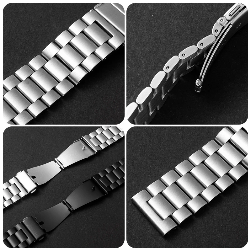 Metal Stainless Steel Strap For Haylou Watch 2 Pro RS5 R8 S8 Wristband For Haylou Solar Plus RT3 Solar LS05 RS4 Plus GST RT2 3