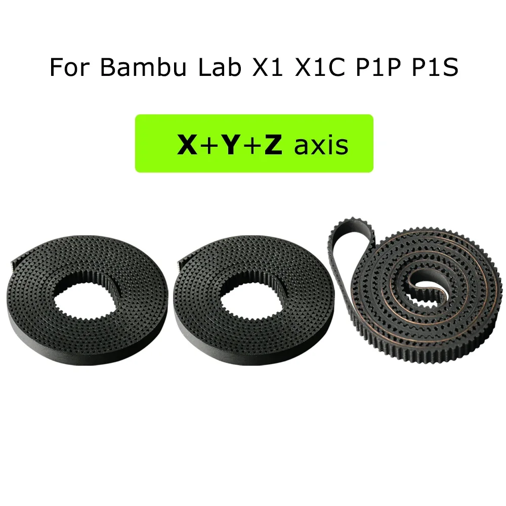 GT2 Belts for Bambu Lab 3D Printer X Y Z Axis 1142mm 1442mm