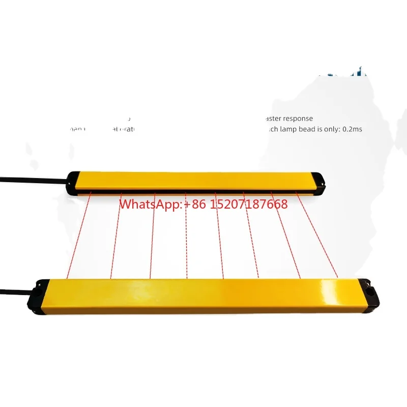 

Leraun Distance Measuring Light Curtain Sensor Digital Quantity RS485/RS232 Communication Analog Output 0-10V/4-20mA Sensor