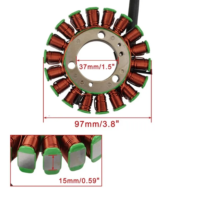 

AB56-For YFM250R Raptor 250 2008-2013 4D3-81410-00 Motorcycle Stator Coil Replacement Part Accessories