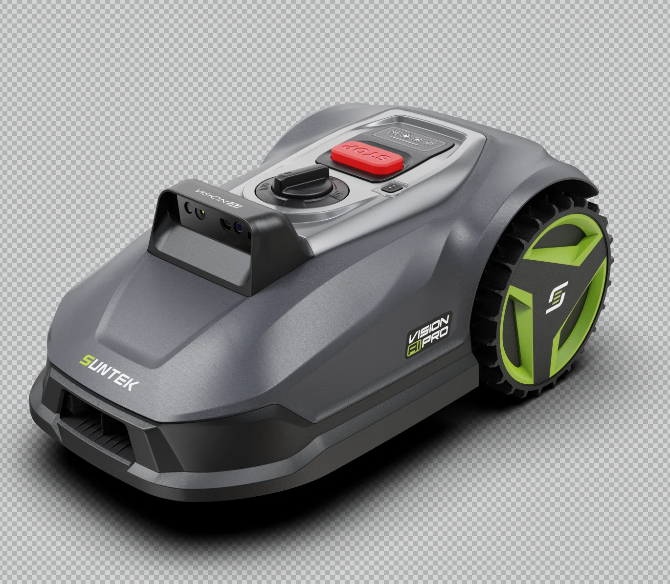 SRM4050 Vision AI Pro Robotic Mower Cordless Battery No Boundary AI Obstacle Avoidance App Control IPX6 Waterproof 500m Lawn