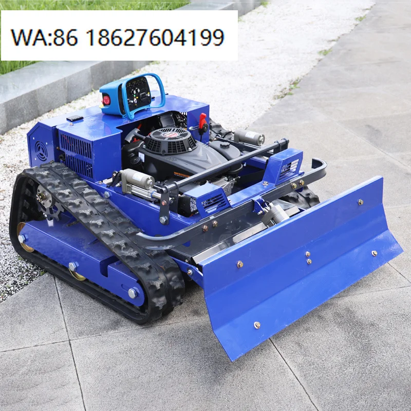 Wholesale Lawn Mower with Snowblade Robot Garden Grass Cutter and Snow Plow Cheap Remote Control Professional