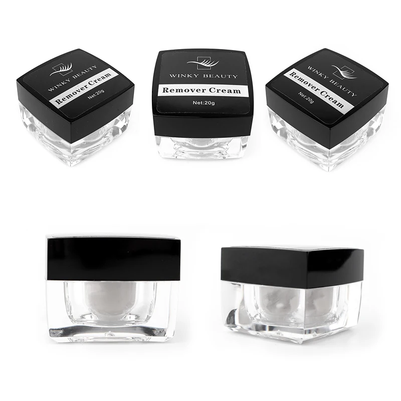 20g 속눈썹 연장 접착제 리무버 무자극 속건성 접착제 투명 젤 리무버 아이래쉬 메이크업 리무버 도구