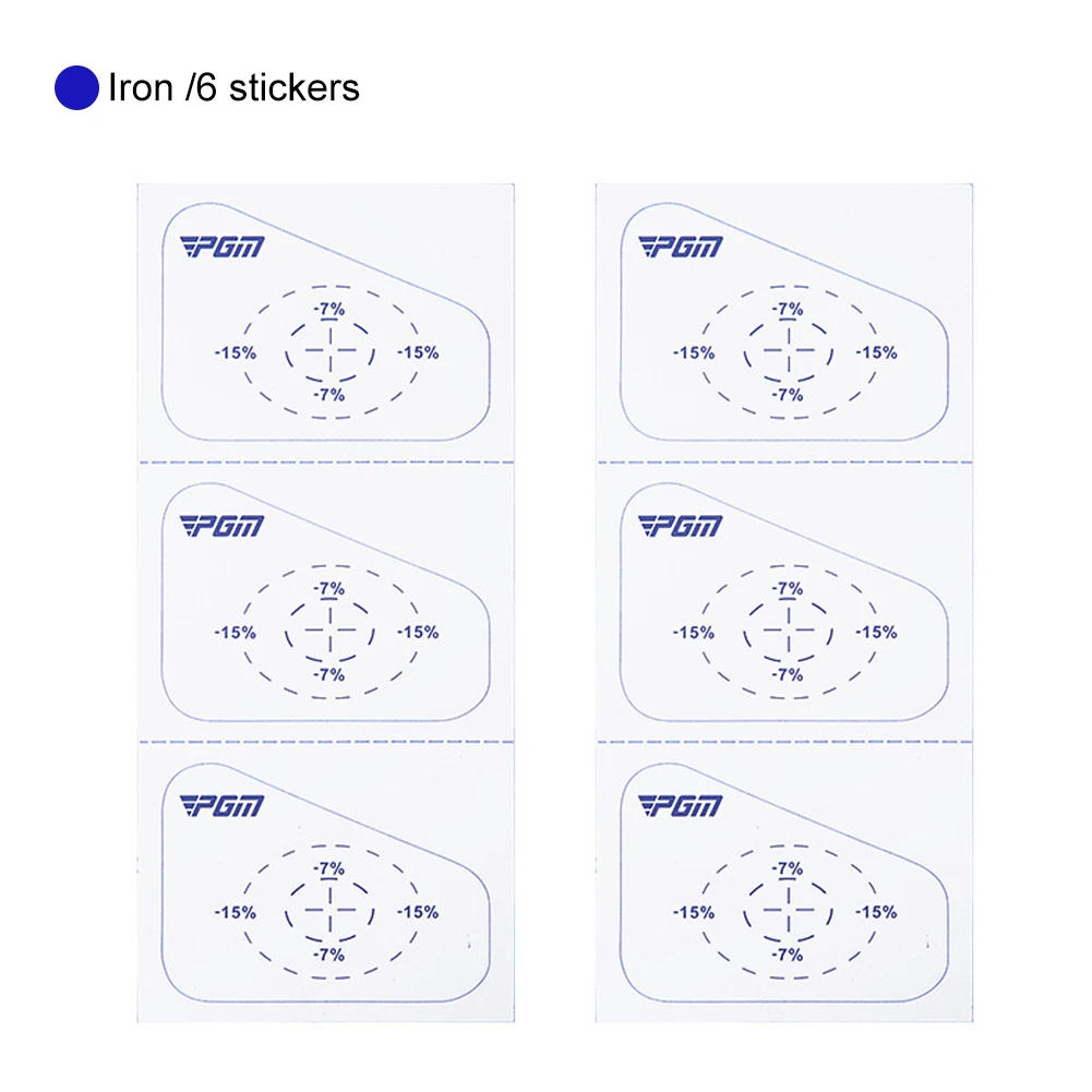 Golf Impact Tape Strike Stickers Self-Teaching Sweet Spot and Consistency Analysis Golf Ball Sweet Spot Finder for Golf Training