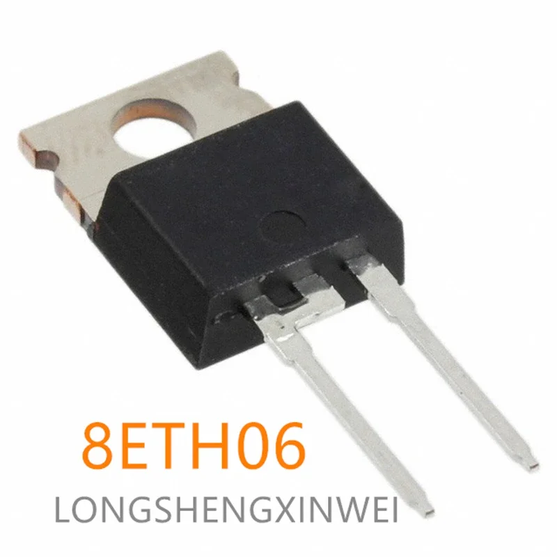 1PCS 8ETH06PBF 8ETH06 Diode TO-220 New Original 600V/8A Fast Recovery Diode